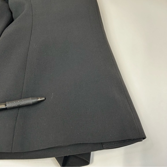 Anne Klein Suit Women’s Blazer Size 0 Button Down Solid Black #0268 - Picture 3 of 10